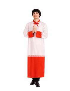 Costume da chierichetto Taglia L - di alta qualità, ideale per carnevale, feste a tema ed eventi speciali.